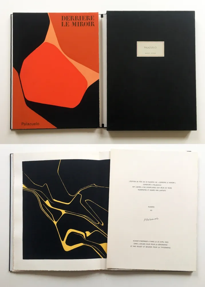 Illustrated Book Palazuelo - PALAZUELO. DERRIÈRE LE MIROIR n° 137. Avril 1963. TIRAGE DE LUXE SIGNÉ.