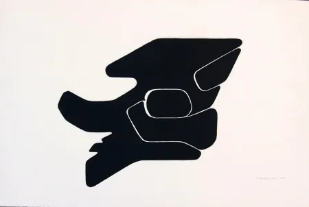 Lithograph Palazuelo - Sceaux II