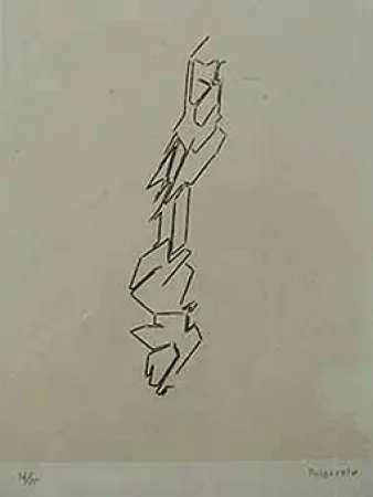 Etching And Aquatint Palazuelo - SCRIPT III