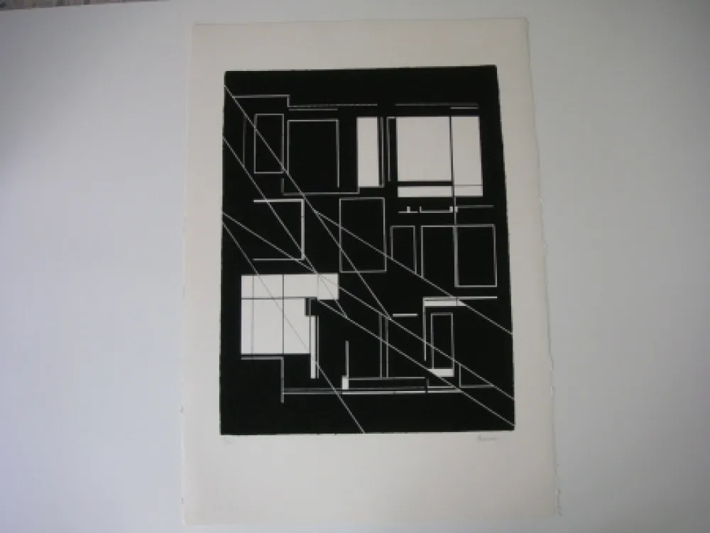 Lithograph Palazuelo - Sin título