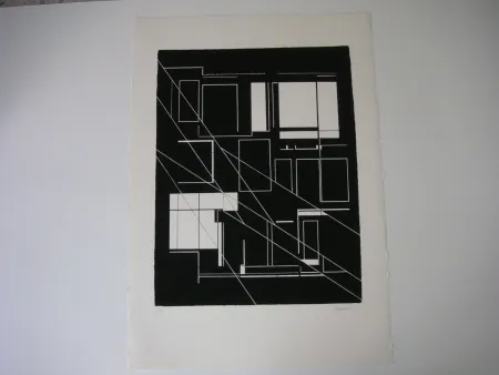 Lithograph Palazuelo - Sin título