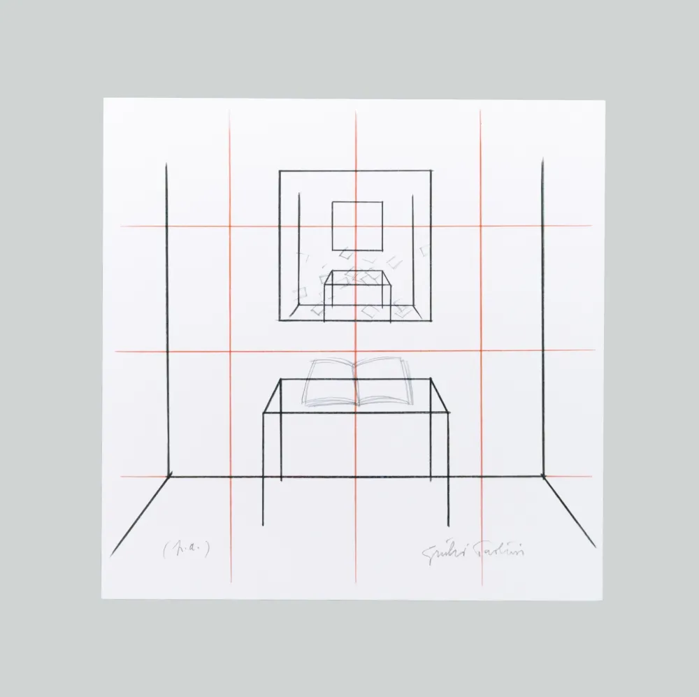 Lithograph Paolini - Composizione