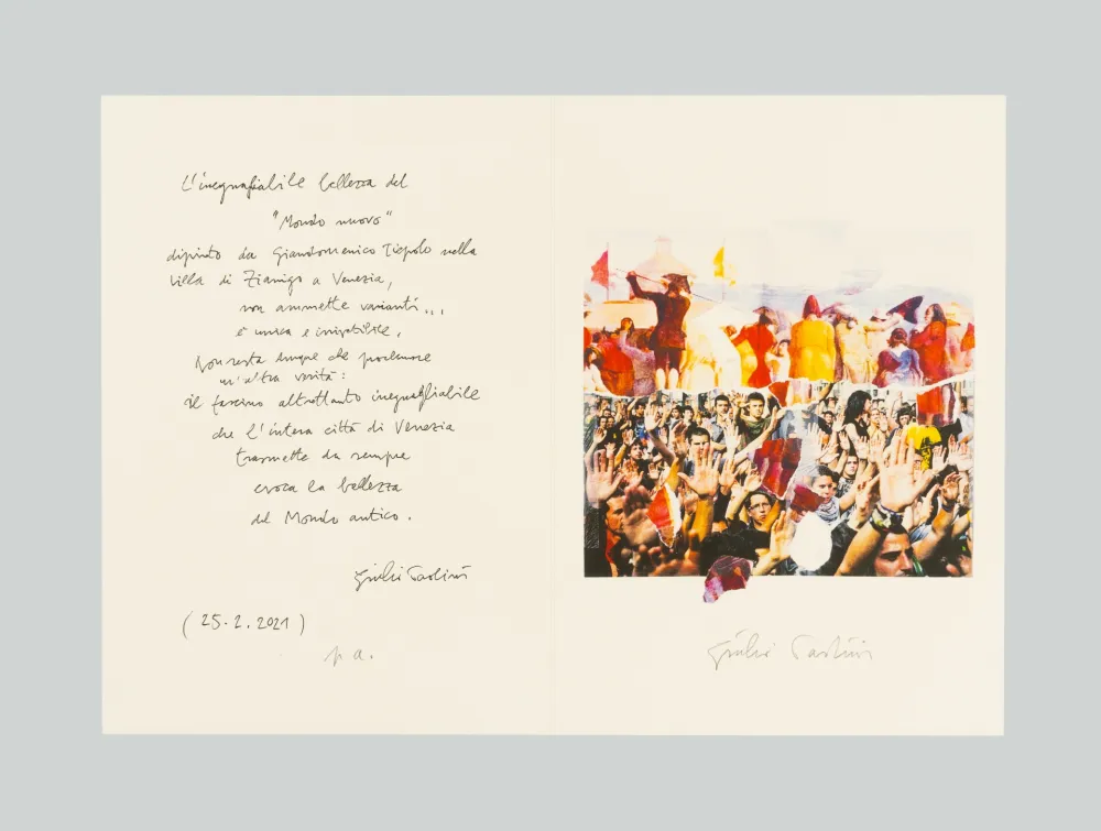 Lithograph Paolini - Il nuovo come l'antico