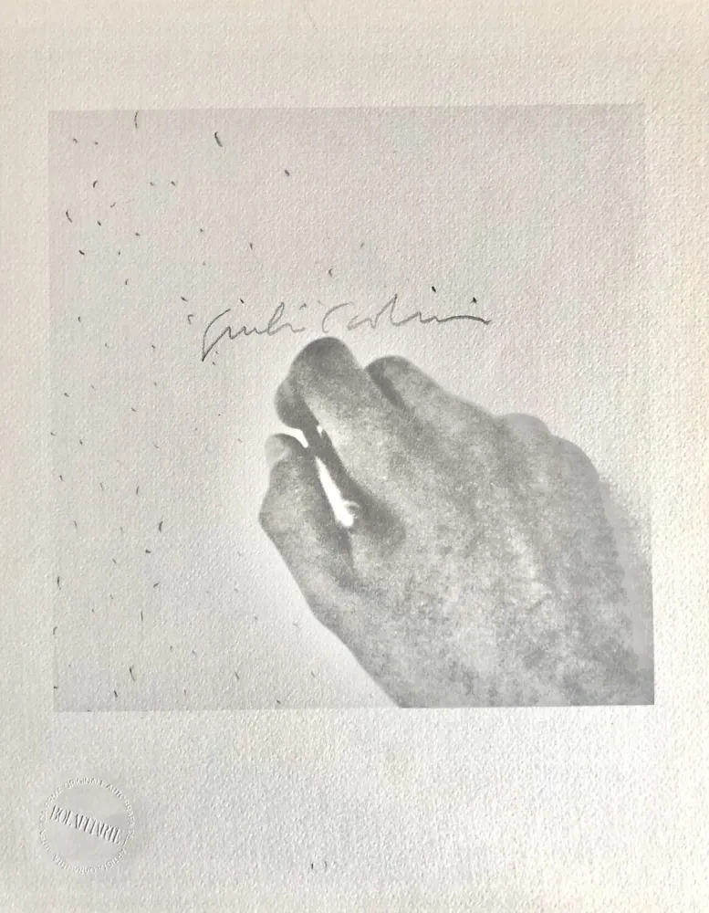 Lithograph Paolini - Vedo (I see)