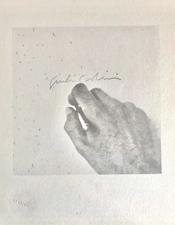 Lithograph Paolini - Vedo (I see)