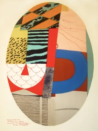 Lithograph Papart - Abstract