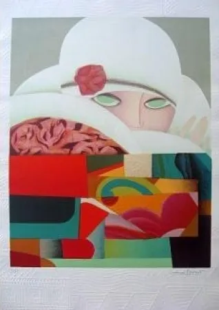 Lithograph Papart - Composition