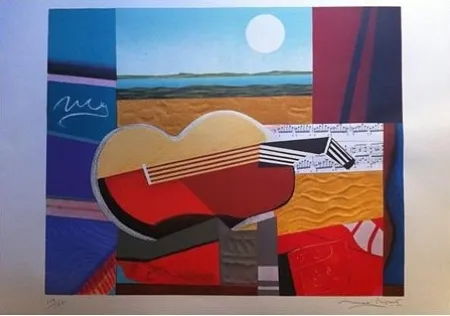 Lithograph Papart - Composition