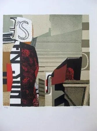 Lithograph Papart - Composition