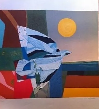 Lithograph Papart - Composition