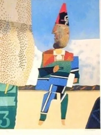 Lithograph Papart - Composition