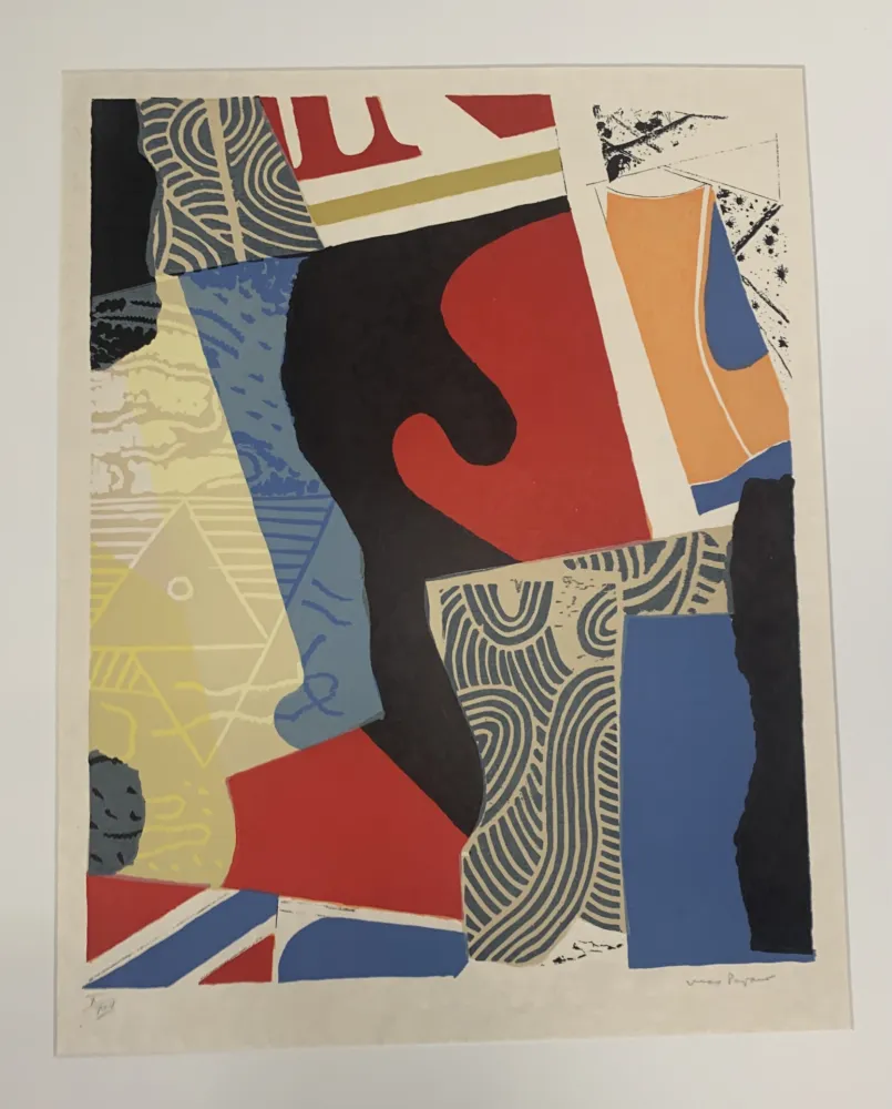 Lithograph Papart - Egée