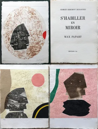 Etching And Aquatint Papart - G. Ribemont Dessaignes : S’HABILLER EN MIROIR (1977).