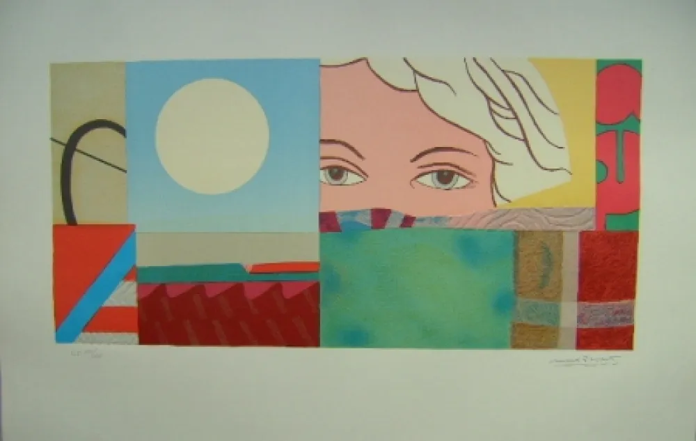 Lithograph Papart - La noia