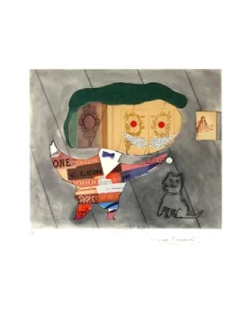 Etching And Aquatint Papart - Sans titre