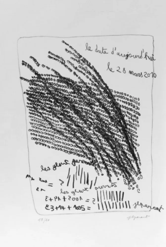 Lithograph Parant - Lithographie originale / Original lithograph