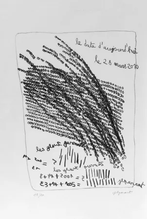 Lithograph Parant - Lithographie originale / Original lithograph