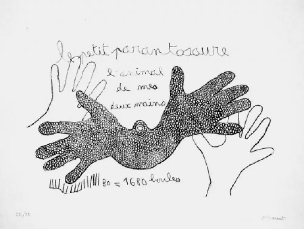 Lithograph Parant - Lithographie originale / Original lithograph