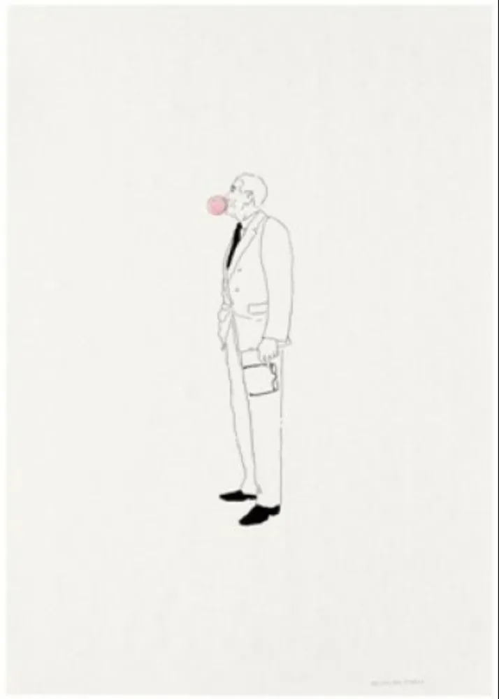 Lithograph Paris - Chicle bomba