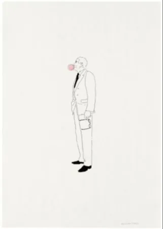 Lithograph Paris - Chicle bomba