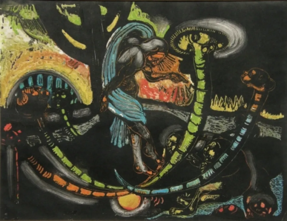 Etching Paris - In the Garden