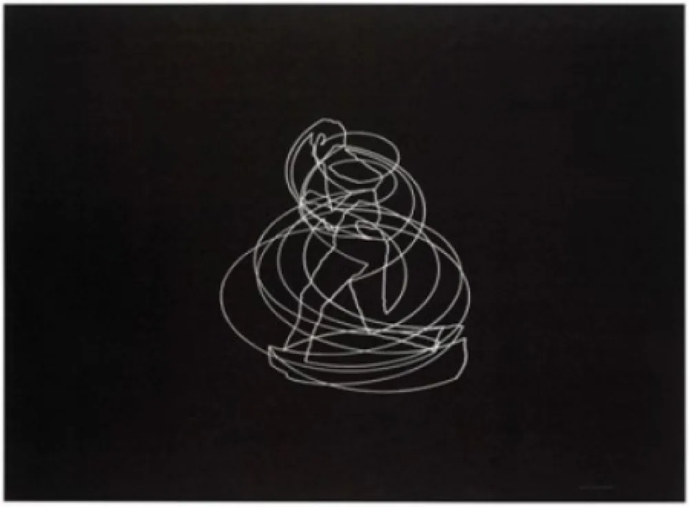 Lithograph Paris - Movimiento afectado 1