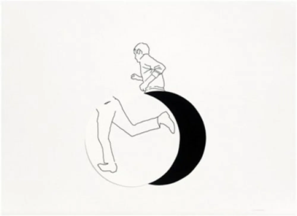 Lithograph Paris - Movimiento afectado 2