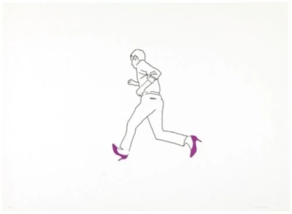 Lithograph Paris - Movimiento afectado 3