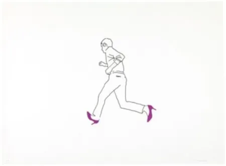 Lithograph Paris - Movimiento afectado 3