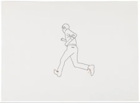 Lithograph Paris - Movimiento afectado 4