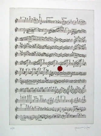 Illustrated Book Parmiggiani - Israel. Three Poems