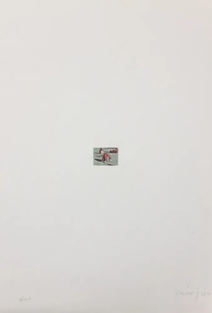 Lithograph Parmiggiani - SENZA TITOLO