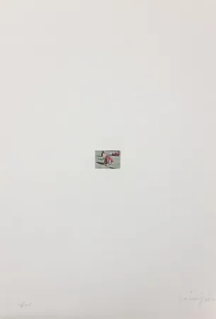 Lithograph Parmiggiani - SENZA TITOLO