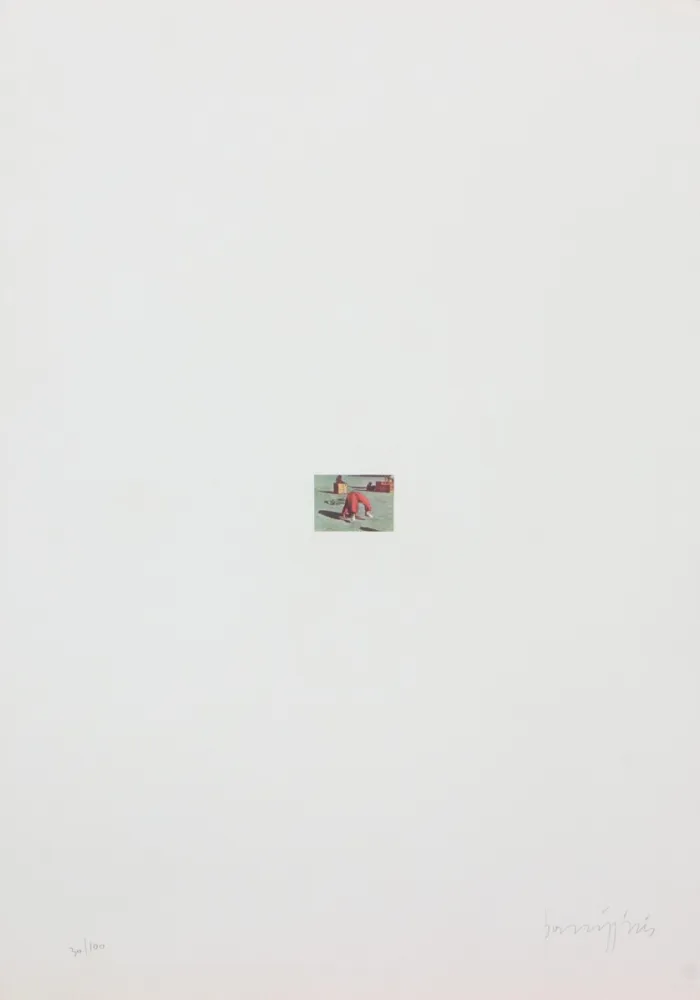 Lithograph Parmiggiani - SENZA TITOLO