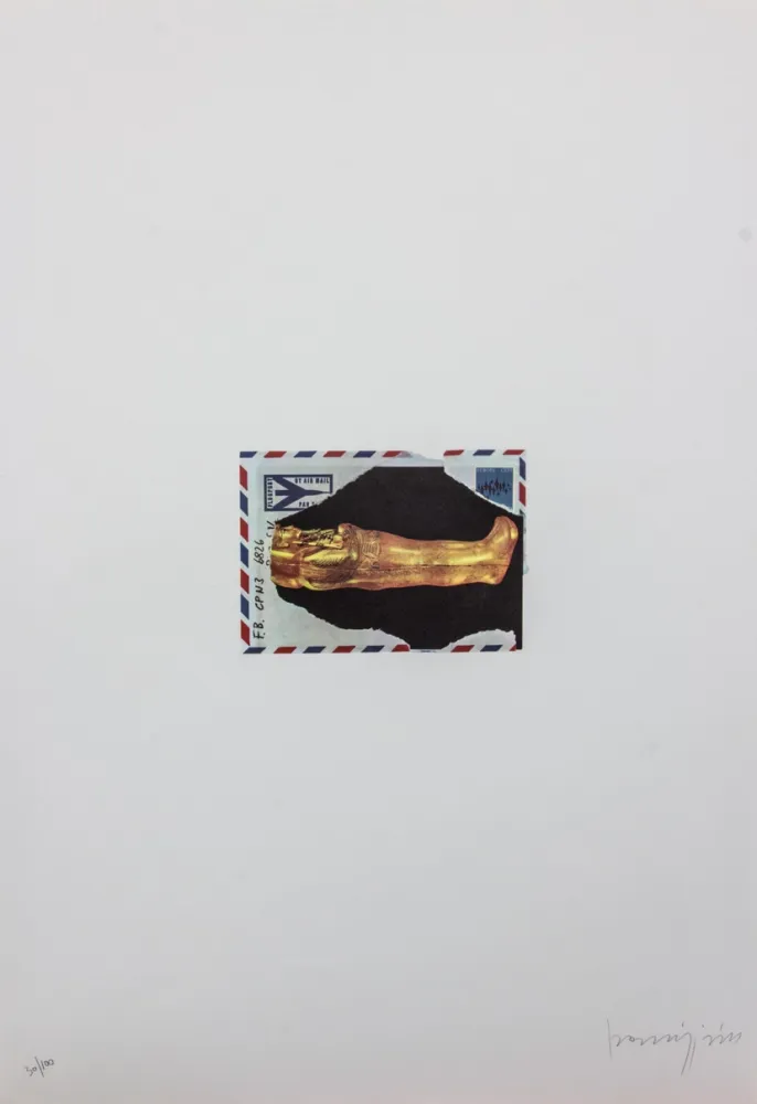 Lithograph Parmiggiani - SENZA TITOLO