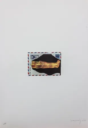 Lithograph Parmiggiani - SENZA TITOLO