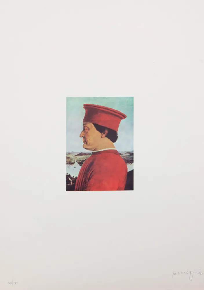 Lithograph Parmiggiani - SENZA TITOLO