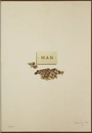 Lithograph Parmiggiani - Senza titolo