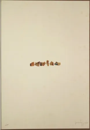 Lithograph Parmiggiani - Senza titolo