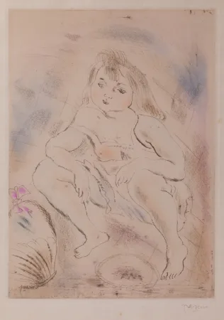 Etching And Aquatint Pascin - Cendrillon (Cinderella)