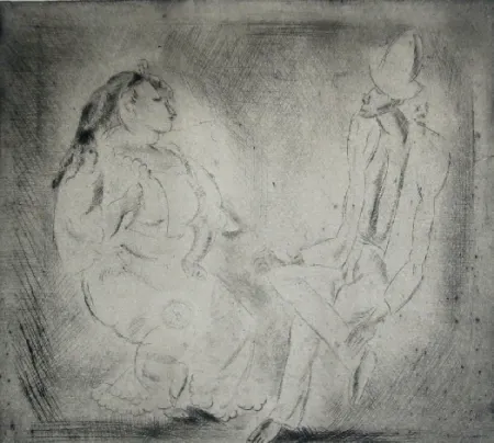 Drypoint Pascin - Cubains