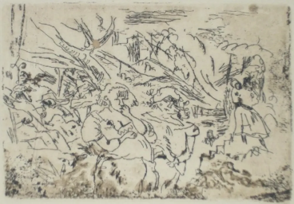 Drypoint Pascin - En Floride