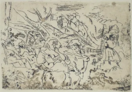 Drypoint Pascin - En Floride