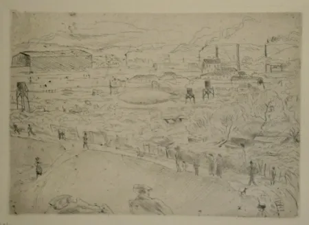 Drypoint Pascin - Issy-les-Moulineaux