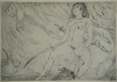 Drypoint Pascin - Judith et Holopherne