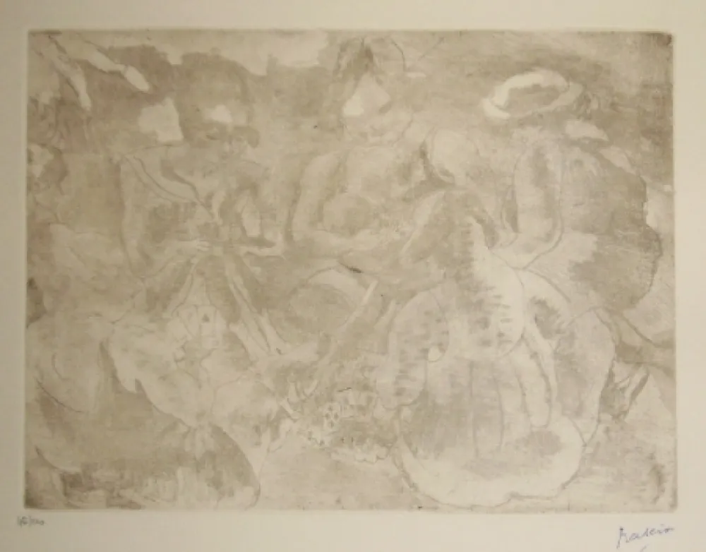 Drypoint Pascin - Les joueuses