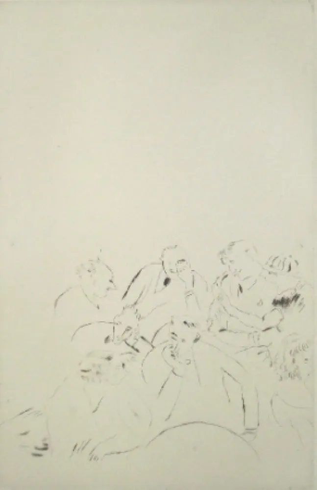 Drypoint Pascin - Music-Hall
