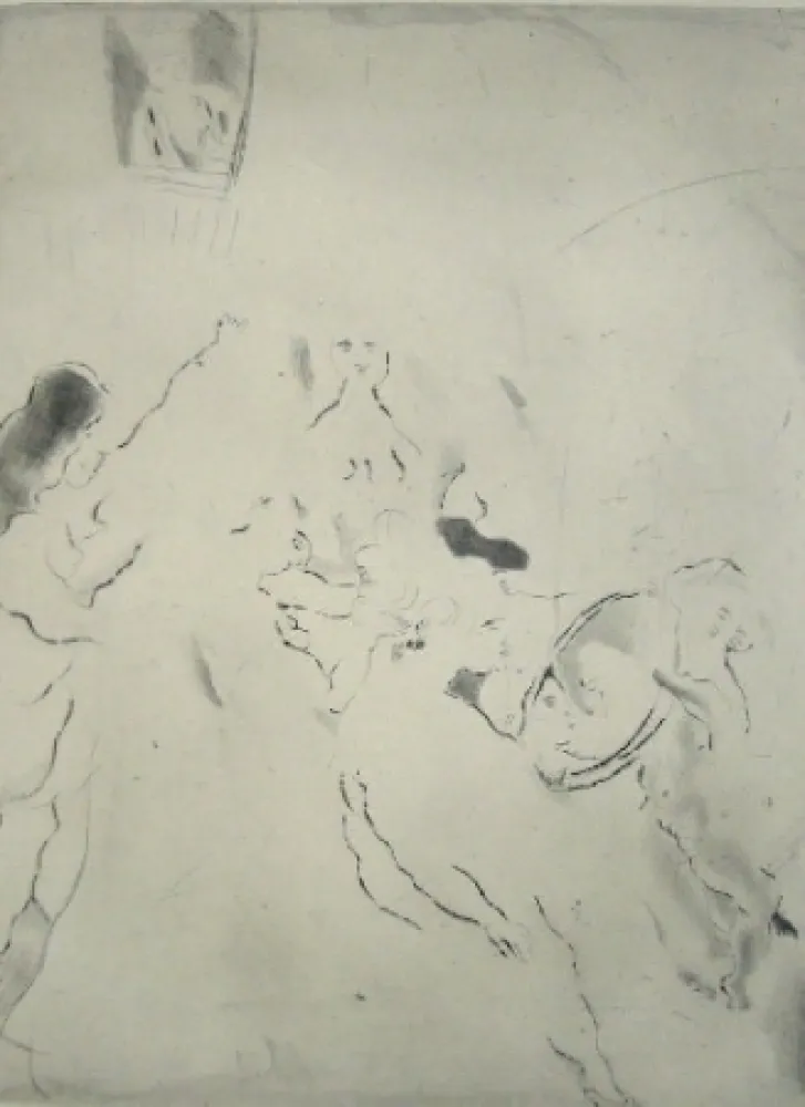 Drypoint Pascin - Toilette de Bethsabée