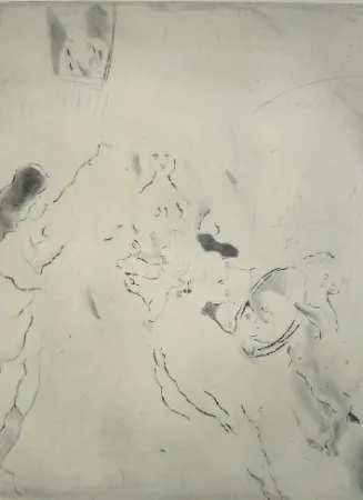 Drypoint Pascin - Toilette de Bethsabée