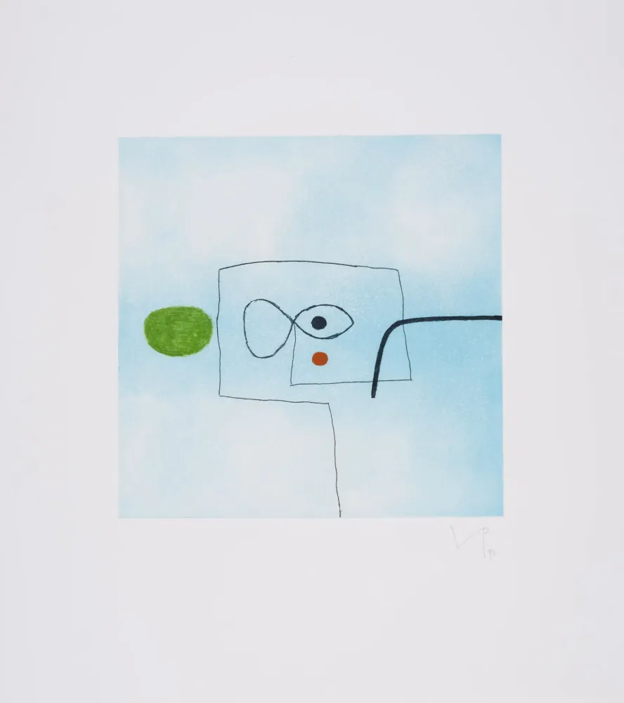 Etching And Aquatint Pasmore - Images on the Wall F, Edition A